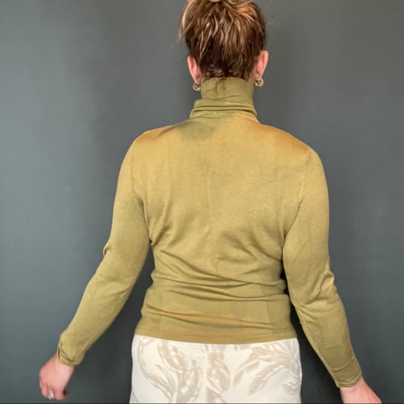 Vintage 1990’s Carlisle Green Long Sleeve Top - Picture 7 of 14